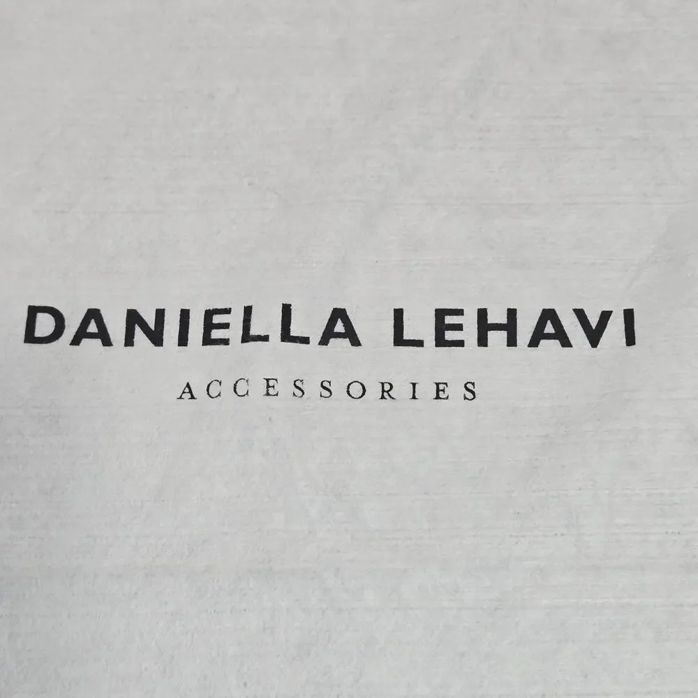 Daniella Lehavi Drawstring Dust Bag White Non Woven Storage Pouch 16x18